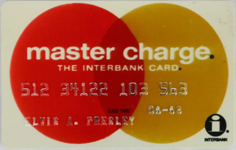 60's Master Charge Card